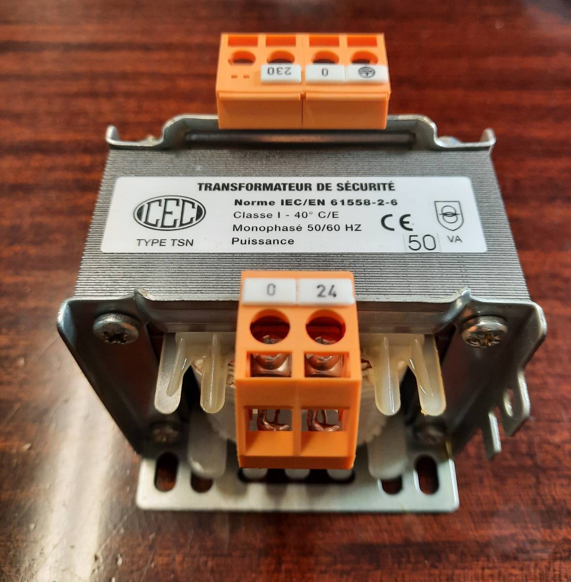 Acheter un transformateur 230/24V 50VA pas cher à Bordeaux 